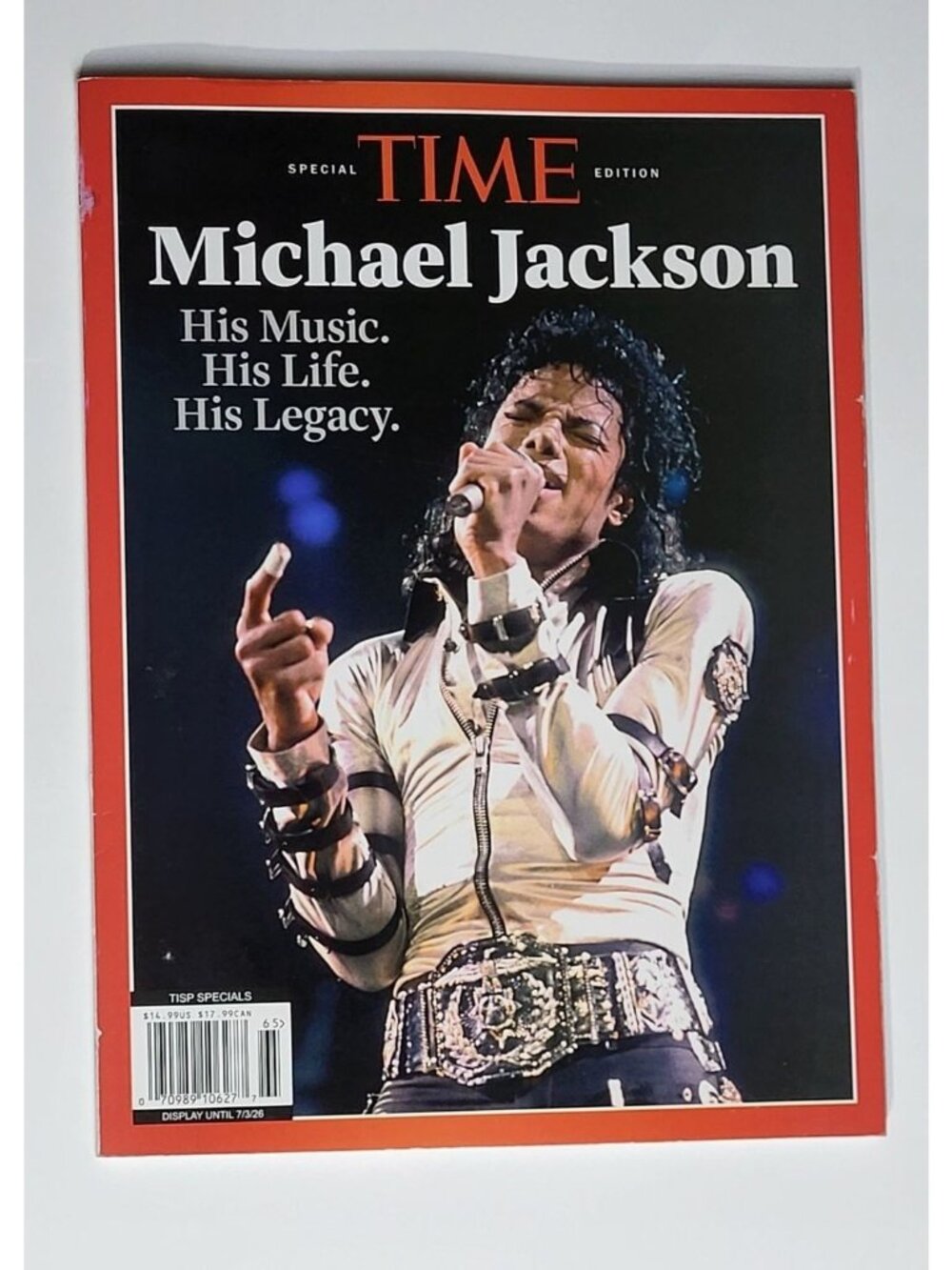 Michael Jackson Time Magazine Special Edition His Music Life Legacy Collectible